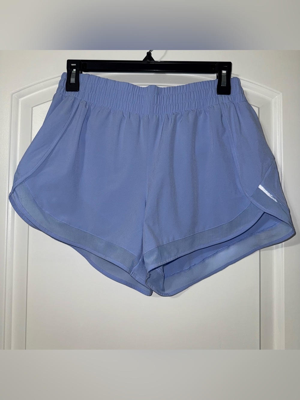 Athleta Mesh Racer Run 4” Short Women’s Size Small Blue Athletic
